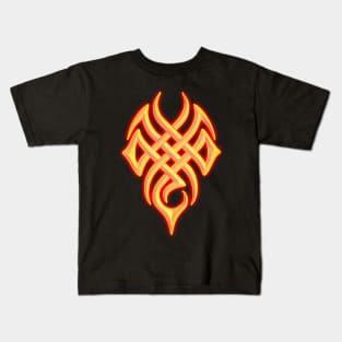 Fire pattern Kids T-Shirt